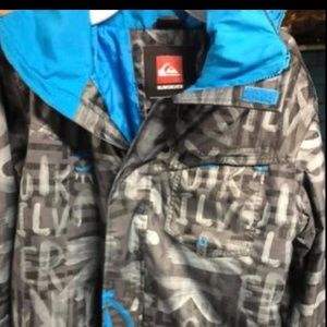 Boys Quick Silver snow jacket